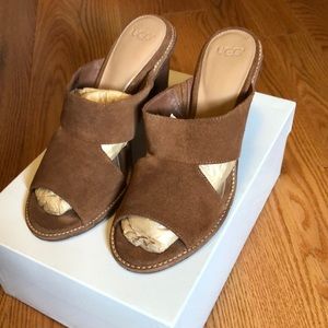 UGG heel 99% new ,only wear indoor in the office .